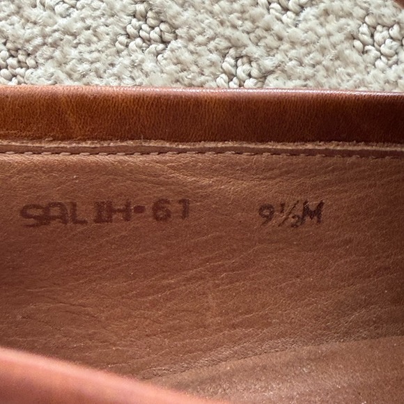 Donald J Pliner Italian Leather Penny Loafers Men‎ US 9.5M Brown Made in Italy main image 14